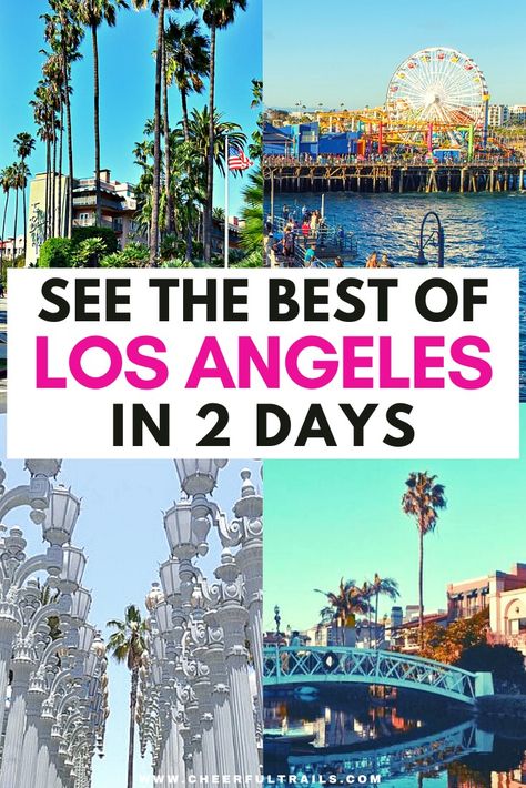 Los Angeles Itinerary : Perfect 2 Days In Los Angeles Los Angeles Bucket List, Weekend In Los Angeles, Los Angeles Itinerary, Los Angeles Trip, Los Angeles Travel Guide, Los Angeles Vacation, Visit Los Angeles, California Travel Guide, Los Angeles Travel