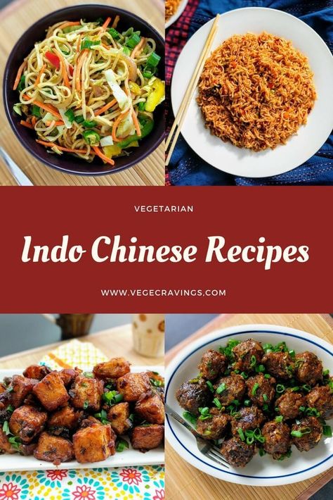 Indo Chinese Recipes | Veg Indian Chinese Dishes Vegetarian Chinese Recipes, Chinese Appetizers, Indo Chinese Recipes, Vegetarian Pasta Dishes, Recipes Chinese, Suit Indian, Indian Appetizers, Fusion Food, Chinese Recipes