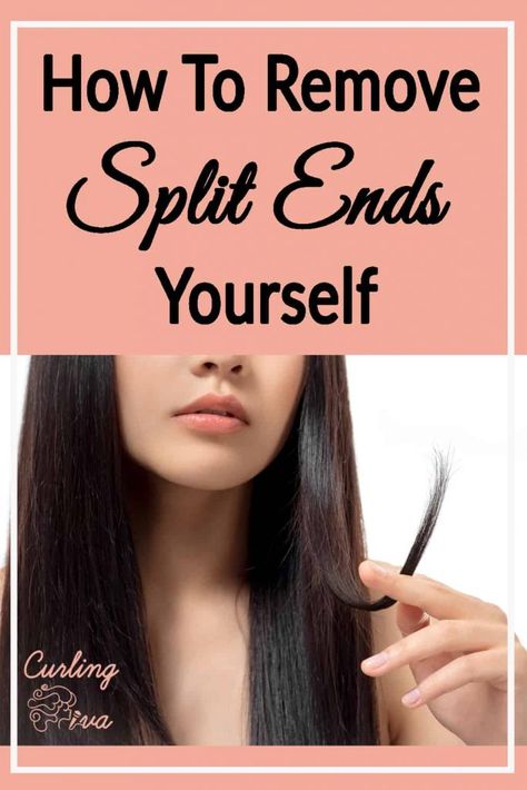 Split ends occur as a sign of damaged hair which may be as a result of too much use of hair chemicals, bad diet, poor hair hygiene or wrong hair combing style. Here's how to remove split ends yourself. #hair #splitends Cut Split Ends, Hair Hygiene, Fix Split Ends, Split End Trimmer, Stop Hair Breakage, Split Ends Hair, Homemade Hair, Bad Diet, Split Hair