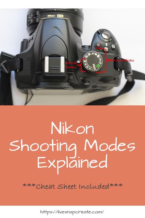 Nikon D3200 Tips, Shooting Modes, Digital Photography Lessons, Nikon Dslr Camera, Dslr Photography Tips, Film Logo, Camera Car, Photography Cheat Sheets, Nikon D800