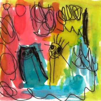 Children's Art Childhood Art, Children's Drawing, Childrens Drawings, Child Art, Kids Drawings, Arts Ed, Expressive Art, Children's Art, Preschool Art