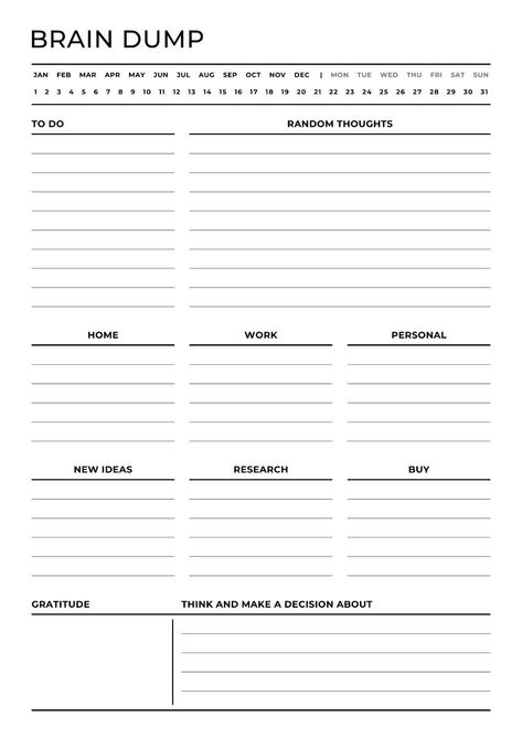 #organisation, #daily_list_template, #bujo_brain_dump_layout, #work_planner_printable_free, #brain_dump_planner, #daily_to_do_list_template_free_printable, #free_brain_dump_printable, #braindump_template, #work_to_do_list_template Career Development Plan Template, Braindump Template, Work To Do List Template, Getting My Life Together List Template, Brain Dump Template Free Printables, To Do List Template Free Printable, Daily Brain Dump, Goals Planner Template, Daily To Do List Template