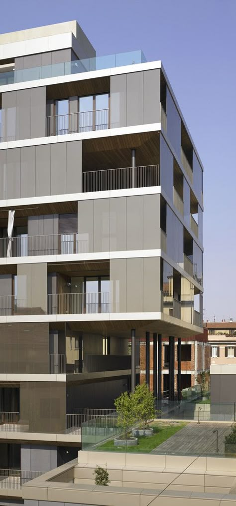 Multifamily Housing, Block Of Flats, Collective Housing, Antonio Citterio, Apartment Buildings, Apartment Architecture, Residential Complex, Building Facade, Facade Architecture