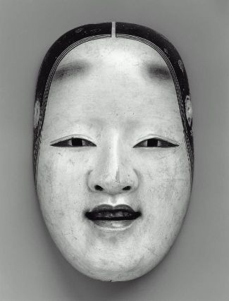 Nô mask of the Manbi type  能面　万媚  Japanese, Edo period, 18th century, Japanese cypress, MFA Japanese Noh Mask, Japanese Masks, Noh Theatre, Japanese Legs, Japanese Edo Period, Noh Mask, Japan Crafts, Japanese Mask, Museum Of Fine Arts Boston