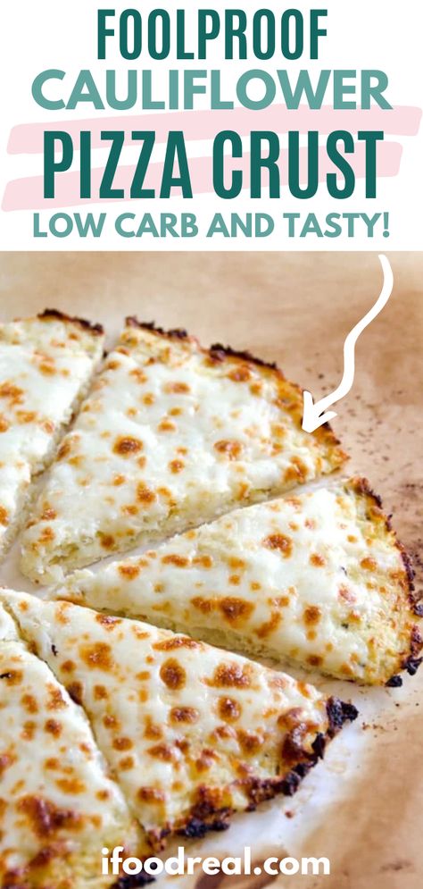 Low Carb Pizza Crust, Cauliflower Pizza Crust Recipe, Cauliflower Pizza Crust, Low Carb Low Fat Recipes, Pizza Crust Recipe, Best Low Carb Recipes, Digestive Problems, Cauliflower Crust, Low Carb Low Sugar