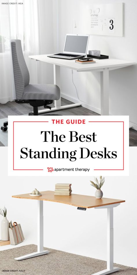 Best Standing Desk, Standing Desk Office, Home Office Layout, Office Remodel, Guest Room Office, Stand Up Desk, Adjustable Standing Desk, Office Layout, Sit Stand Desk