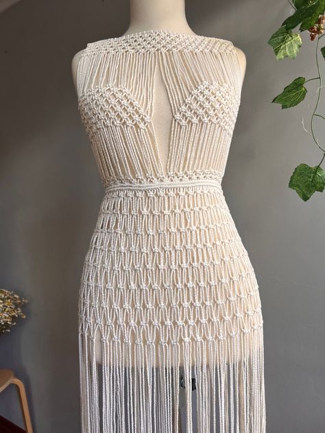 Boho Hippie Wedding Dress, Macrame Wedding Dress, Boho Wedding Photoshoot Dress, Beach Wedding Dress, Festival Dress - Etsy Macrame Wedding Dress, Boho Hippie Wedding, Boho Bride Dress, Hippie Wedding Dress, Boho Photoshoot, Macrame Clothes, Boho Bridal Dress, Wedding Dresses Hippie, Macrame Wedding