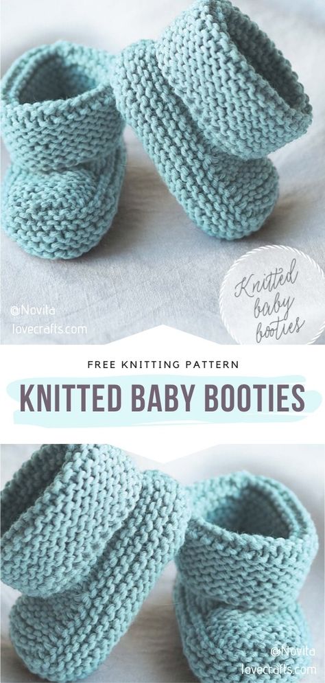 Corak Krusye, Projek Mengait, Knitted Baby Boots, Knitted Baby Booties, Baby Booties Free Pattern, Knit Baby Shoes, Knitting For Baby, Baby Hug, Baby Booties Knitting Pattern