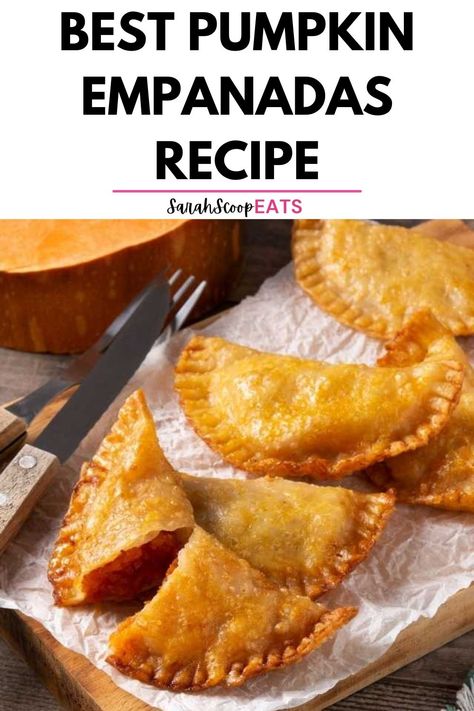 Empanadas Pumpkin Recipe, Pumpkin Empanadas Mexican Recipe, Pumpkin Empanadas Mexican, Easy Pumpkin Empanadas Recipe, Pumpkin Empanadas Recipe, Chicken Tamales Recipe, Sweet Empanadas Recipe, Lard Recipe, Pumpkin Empanadas