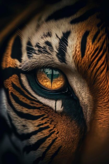 Photo eye of the tiger | Premium Photo #Freepik #photo #tiger #wild #wildlife #wild-nature Tiger Eye Wallpaper, Tiger In Nature, Eye Of A Tiger, Animals Wild Photography, Animal Eye Close Up, Indian Tiger Art, Tiger Aesthetics, Tiger Fotografie, Tiger Pics