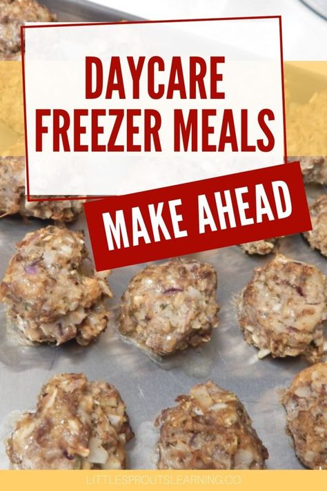 Freezable Toddler Meals, Meal Prep For Toddlers, Daycare Meal Plan, Daycare Lunch Menu, Daycare Lunch Ideas, Care Meals, Freezer Lunches, Meal Plan For Toddlers, Easy Toddler Lunches