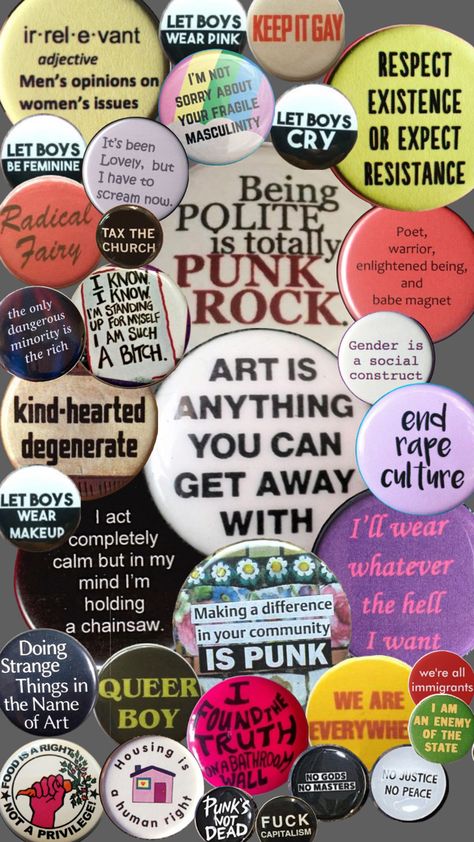 Punk Fashion Diy, Punk Culture, Punk Patches, Punk Pins, Patch Ideas, Battle Jacket, Punk Aesthetic, Riot Grrrl, Diy Pins