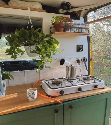 Camper Van Fridge, Van Fridge, Camper Van Kitchen, Van Kitchen, What To Think About, Minivan Camper Conversion, Camper Interior Design, Travel Camper, Campervan Conversion