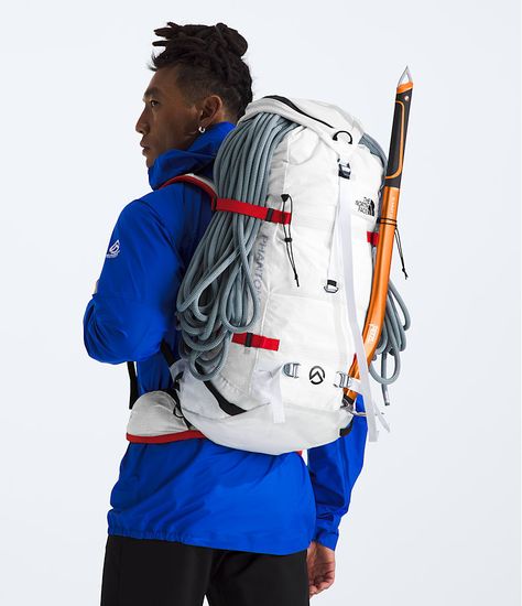 Light and clean, the streamlined Summit Series Phantom 38 Backpack is built for alpine climbing missions and can comfortably carry your skis, ice tools, rope, and rock gear. Alpine Climbing, Summit Series, Skis, Climbing, North Face, Skiing, The North Face, 50 %, Backpacks