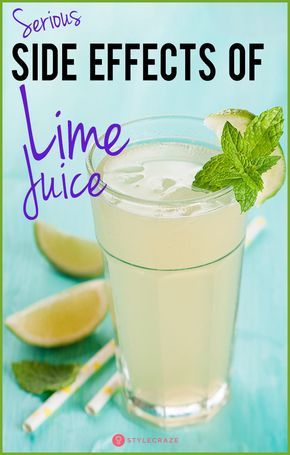 7 Serious Side Effects Of Lime Juice Lime Juice Benefits, Health Benefits Of Lime, Lime Drinks, Healthy Facts, Heart Healthy Recipes, Heart Healthy, Lime Juice, Side Effects, Too Late