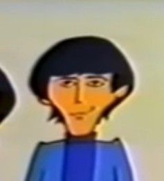 Beatles Cartoon Funny, So It Mine El, The Beatles Funny Pictures, George Harrison Cartoon, Beatles Cartoon Cursed, George Harrison Funny, The Beatles Funny, George Harrison Art, The Beatles Cartoon