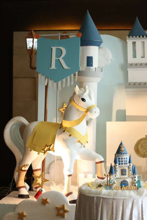 prince and princess of teddyland | CatchMyParty.com Royal Prince Birthday Theme, Royal Themed Birthday Party, Prince Party Theme, Horse Birthday Party Decorations, Bear Birthday Party Ideas, 1st Birthday Decorations Boy, Royal Prince Birthday Party, Prince Birthday Theme, Themed Cake Pops