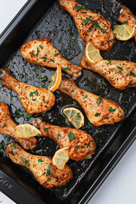 Lemon Chicken Drumstick Recipes, Ideas For Chicken Drumsticks, Lemon Pepper Chicken Legs Baked, Lemon Chicken Legs In The Oven, Lemon Pepper Drumsticks Baked, Baked Lemon Pepper Chicken Drumsticks, Lemon Pepper Chicken Legs In Oven, Sheet Pan Drumsticks, Oven Drumsticks Recipes