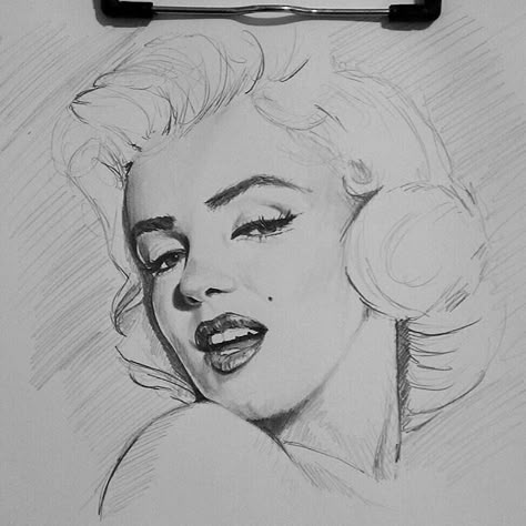 Marlyne Monro Drawings, Marilyn Monroe Drawing, Marilyn Monroe Artwork, Marilyn Monroe Portrait, Marilyn Monroe Art, Arte Van Gogh, Portraiture Drawing, My Fantasy World, Celebrity Drawings