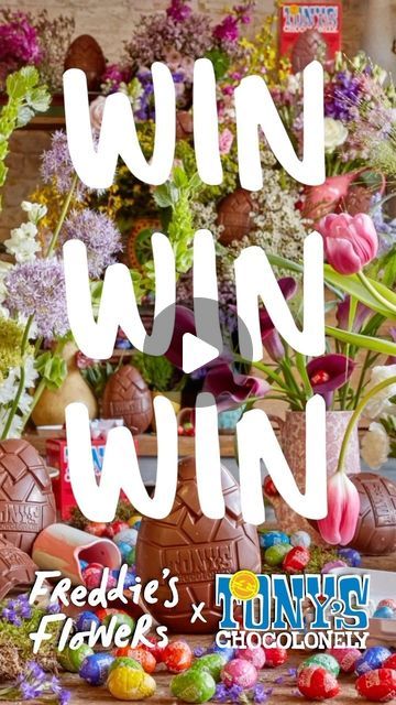 Each example I've picked out either says "WIN" or "GIVEAWAY" nice and clear. This is bold, colourful, chocolate looks super good and adding movement around the video always looks great 1 April, Super Good, Chocolate Eggs, Egg Shape, Shoot Ideas, Sea Salt, No Way, Chocolates, Easter Eggs