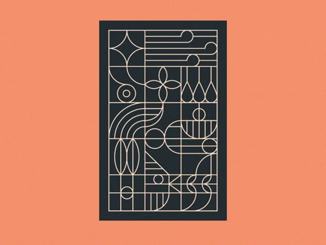 Art Deco Pieza ll by Haiver Jaimes on Dribbble Modern Art Deco Graphic Design, Art Deco Packaging, Art Deco Branding, Art Deco Poster Design, Margarita Design, Art Deco Graphic Design, Art Deco Geometric Patterns, Art Deco Logo, Art Deco Graphics