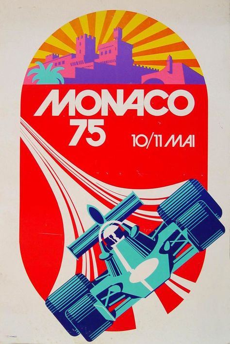 Monaco Grand Prix Porche Vintage, Monaco Grand Prix Posters, Grand Prix Art, Monaco F1, Race Poster, Vintage Racing Poster, Grand Prix Posters, Michael Turner, F1 Art