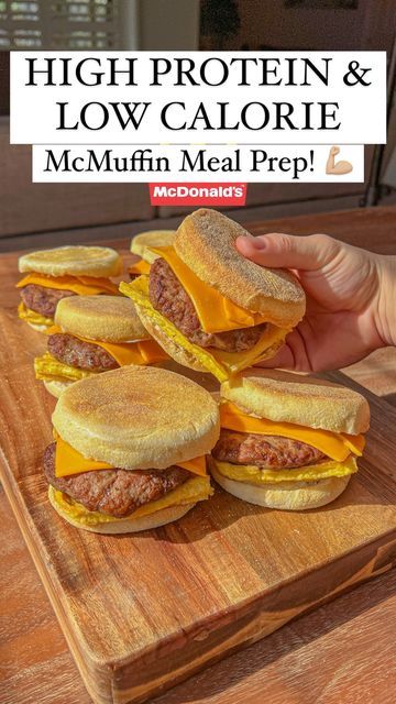 High Protein Mcmuffin, Low Card And Calorie Meals Crockpot, This Vs That, High Protein Breakfast Sandwich Meal Prep, Healthy Mcmuffin, B12 Recipes, Low Calorie Recipes For Lunch, Meal Prep High Protein, Laughing Cow Cheese