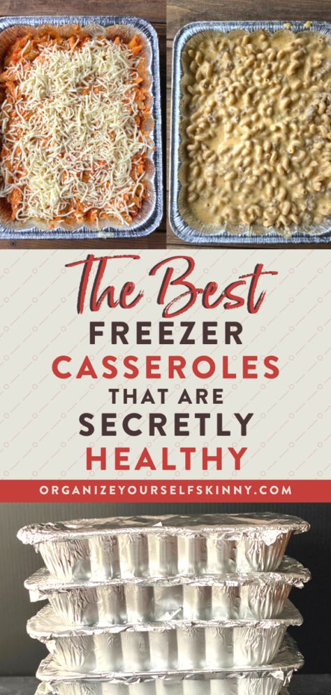 Best Freezer Casseroles, Healthy Freezable Meals, Healthy Freezer Meal Prep, Pregnancy Freezer Meals, Freezer Casseroles, Freezer Dinners, Freezer Friendly Meals, Freezable Meals, Freezer Meal Planning