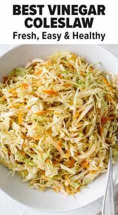 Vinegar Slaw Dressing, Tangy Coleslaw Recipe, Vinegar Slaw, Make Vinegar, Classic Coleslaw Recipe, Healthy Coleslaw Recipes, Coleslaw Dressing Recipe, Classic Coleslaw, How To Make Vinegar