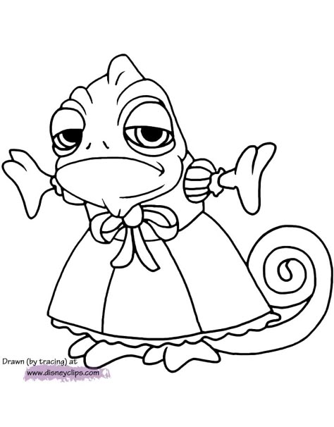 Pascal Coloring Pages, Tangled Coloring Pages, Rapunzel Drawing, Rapunzel Coloring Pages, Disney Coloring Sheets, Disney Drawings Sketches, Disney Princess Coloring Pages, Disney Art Drawings, Princess Coloring Pages