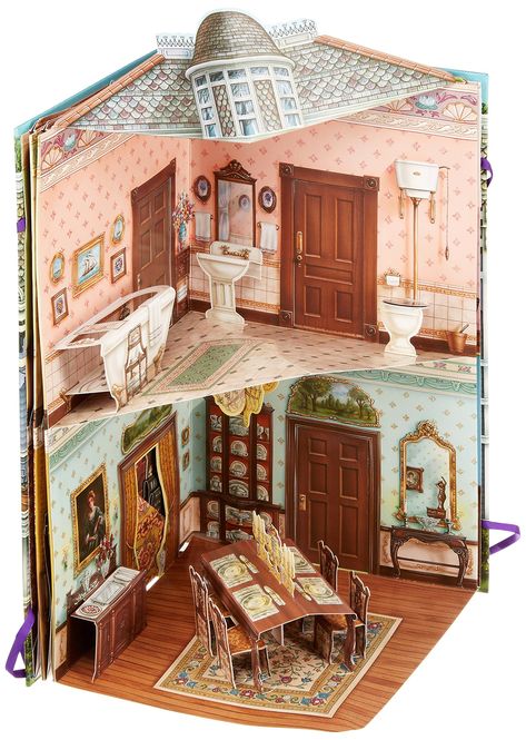 Victorian Dolls House: 3-Dimensional Carousel (Three Dimensional): Amazon.co.uk: Phil Wilson: 8601200841688: Books Victorian Dolls House, Victorian Doll House, House Victorian, Paper Furniture, Pop Up Art, Paper Doll House, Doll House Plans, Victorian Scrap, Victorian Dollhouse