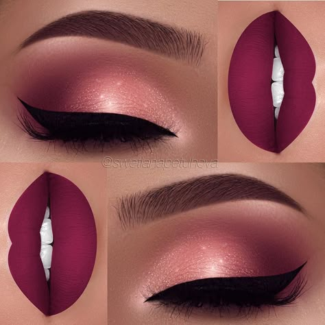 Make Up Diy, Make Up Designs, Smink Inspiration, Beauty Make-up, Makijaż Smokey Eye, Make Up Inspiration, Trendy Makeup, Makeup Tricks, Nails And Makeup