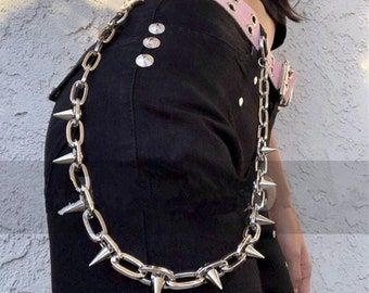 Chain Jeans, Pants Chain, Pant Chains, Metal Clothing, Estilo Punk, Style Punk, Waist Chain, Wallet Chain, Cool Clothes