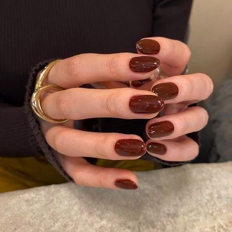 Brown Nail, Casual Nails, Brown Nails, Minimalist Nails, Dream Nails, Funky Nails, Chic Nails, 가을 패션, Gel Manicure