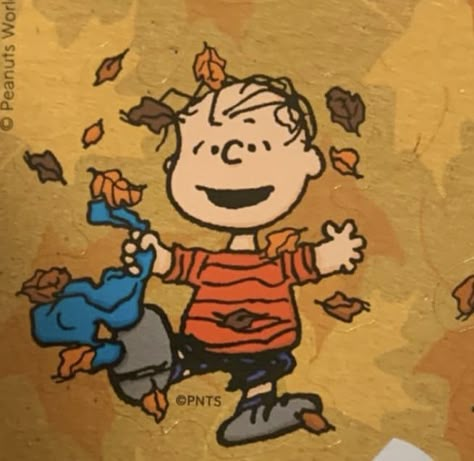 Charlie Brown Pfp Halloween, Snoopy Halloween Pfp, Fall Playlist Cover, Fall Pfp Aesthetic, Fall Profile Pictures, Peanuts Aesthetic, Charlie Brown Fall, Reese Core, Linus Charlie Brown