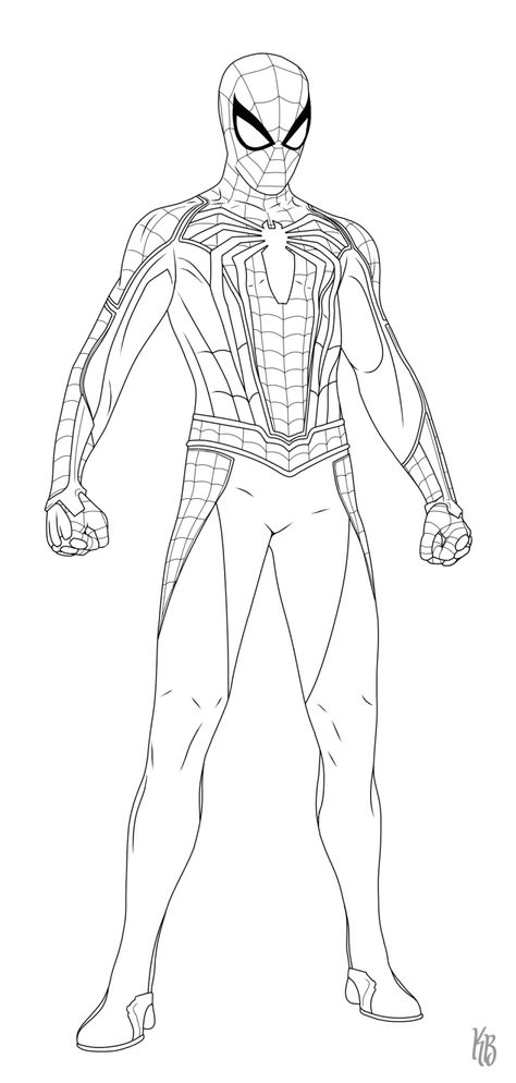 Spider-Man PS4 (Step By Step) by KindratBlack Spider Man Ps4 Drawing, Spiderman Ps4 Drawing, Spiderman Homecoming Drawing, Ps4 Drawing, Spiderman Colouring, Images Of Spiderman, Spider Man Coloring Pages, Spiderman Coloring Pages Free Printable, Spiderman Drawings