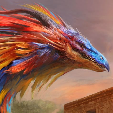 Quetzalcoatl, Antonio J. Manzanedo on ArtStation at https://www.artstation.com/artwork/rnWdG Quetzalcoatl Art, Feathered Dragon, Dragon Bird, Beautiful Dragon, Fantasy Beasts, Dragon Pictures, Fantasy Monster, Dragon Artwork, Mythical Creatures Art