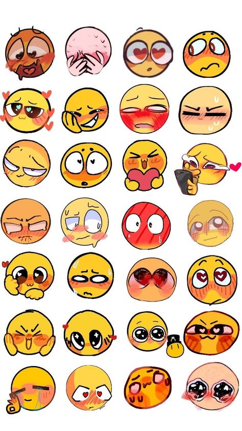 Emoji Drawings, Drawing Face Expressions, Emoji Love, Goofy Drawing, Emoji Drawing, Body Base Drawing, Emoji Art, Creative Drawing Prompts, Cute Emoji