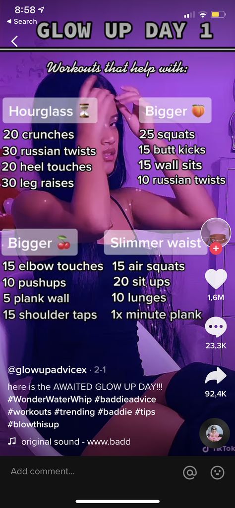 Teen Workout Plan, Hourglass Workout, Summer Body Workout Plan, Small Waist Workout, Full Body Workout Routine, Workouts For Teens, Daily Workout Plan, Workout Routines For Beginners, Summer Body Workouts