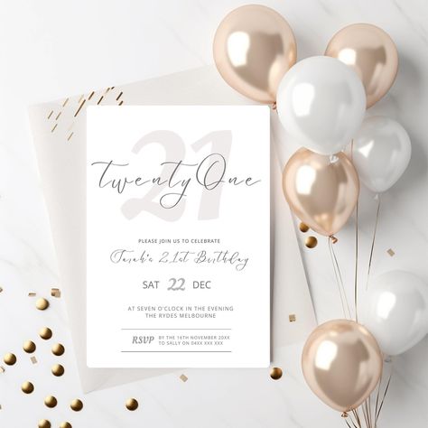 This Simple Pink 21st Birthday Party Invitations are one of my favourites! 🎉✨ Elegant and charming, these invites set the perfect tone for your milestone celebration. Let’s make it unforgettable! #SimplePink #21stBirthday #PartyInvitations #CelebrateInStyle” 21st Birthday Invitations Templates Free, 21st Invitations Design, 21st Birthday Post, 21st Birthday Invitations Templates, 21st Birthday Invite, Pink 21st Birthday, Birthday Invitation Background, Birthday Invitations Templates, 21st Invitations