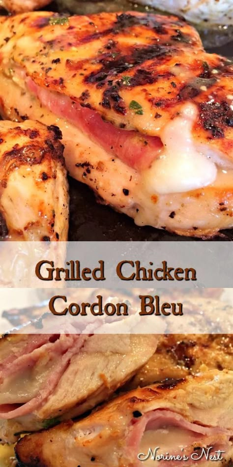 Grilled Chicken Cordon Bleu, Recipe Chicken Salad, Chicken Thights Recipes, Cordon Bleu Recipe, Chicken Cordon Bleu Recipe, Great Chicken Recipes, Chicken Parmesan Recipe, Marinating Chicken Breast, Chicken Recipes Easy