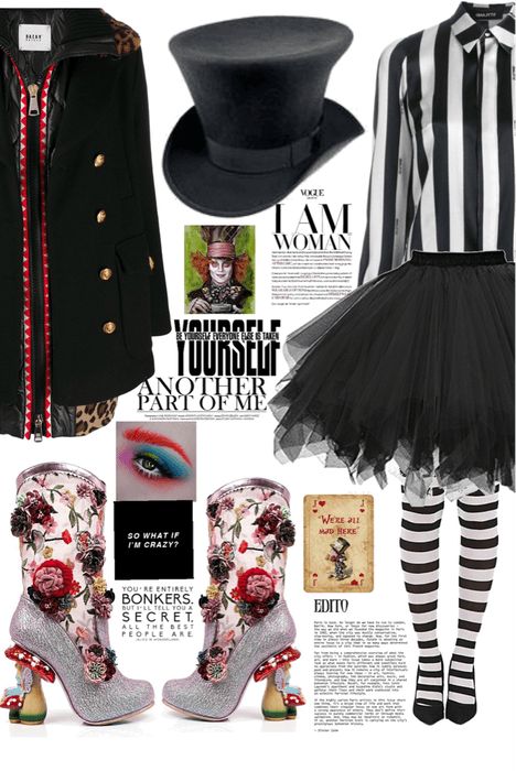 We’re all Mad Outfit | ShopLook Mad Hatter Day, Another Part Of Me, Outfit Maker, Outfit Shoplook, Other Outfits, Disney Outfits, Mad Hatter, Alice In Wonderland, Vogue