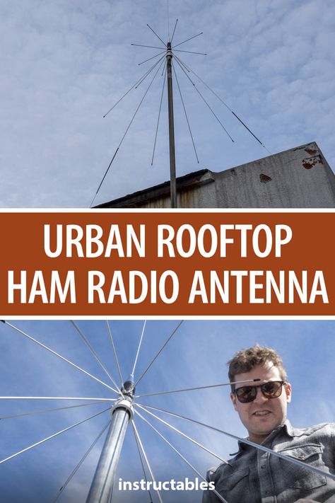 Diy Ham Radio Antennas, Ham Radio Antenna Diy, Mobile Ham Radio, Ham Radio Kits, Portable Ham Radio, Urban Rooftop, Hf Radio, Ham Radio Equipment, Tech Projects