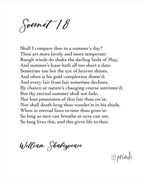 William Shakespeare Sonnets, Darling Buds Of May, Shakespeare Sonnets, Shakespeare Quotes, Eternal Summer, William Shakespeare, Part Time, Poets, Summer Days