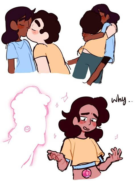 Stevonnie Ship Kiss, Spinel X Steven Fanart, Steven Universe X Connie, Stevonnie Fanart, Stevonnie Ship, Connie X Steven, Steven X Connie, Connie Steven Universe, Steven And Connie