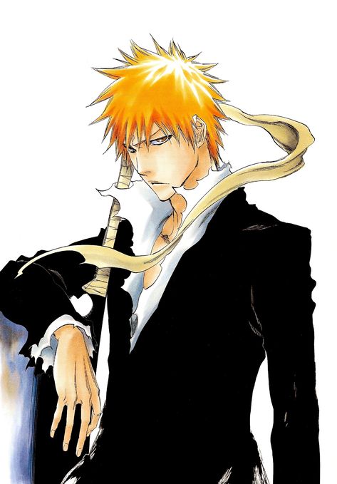 Tite Kubo Art on Twitter: "black & white… " Ichigo Kurosaki Wallpaper, Ichigo Manga, Orihime Bleach, Kubo Tite, Anime Ichigo, Ichigo Y Rukia, Byakuya Kuchiki, Bleach Ichigo, Bleach Anime Ichigo