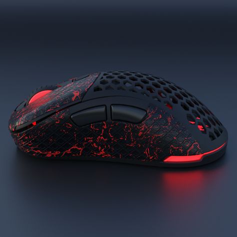 Gaming Mouse And Keyboard, Gaming Mouse Design, Red Desk Setup, Battle Block Theater, Black Universe, Unique Keyboards, Home Desk Decor, Futuristic Gadgets, Desk Setup Ideas