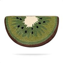 Fruit Bathroom, Kiwi Slice, Cartoon Bathroom, Indoor Door Mat, Indoor Door, Indoor Doors, Indoor Door Mats, Cute Fruit, Needle Punch