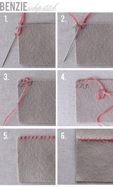 Embroidery Basics: Whip Stitch Embroidery Basics, Whip Stitch, Hand Sewing Projects, Felt Embroidery, Embroidery Stitches Tutorial, Costura Diy, Pola Sulam, Learn Embroidery, Sew Ins