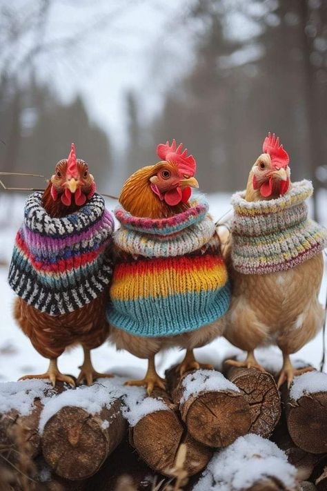 Winter Crochet Ideas, Chicken Pictures, Fancy Chickens, Backyard Chicken Farming, Beautiful Chickens, Winter Crochet, Chicken Garden, Cute Chickens, Chicken Art